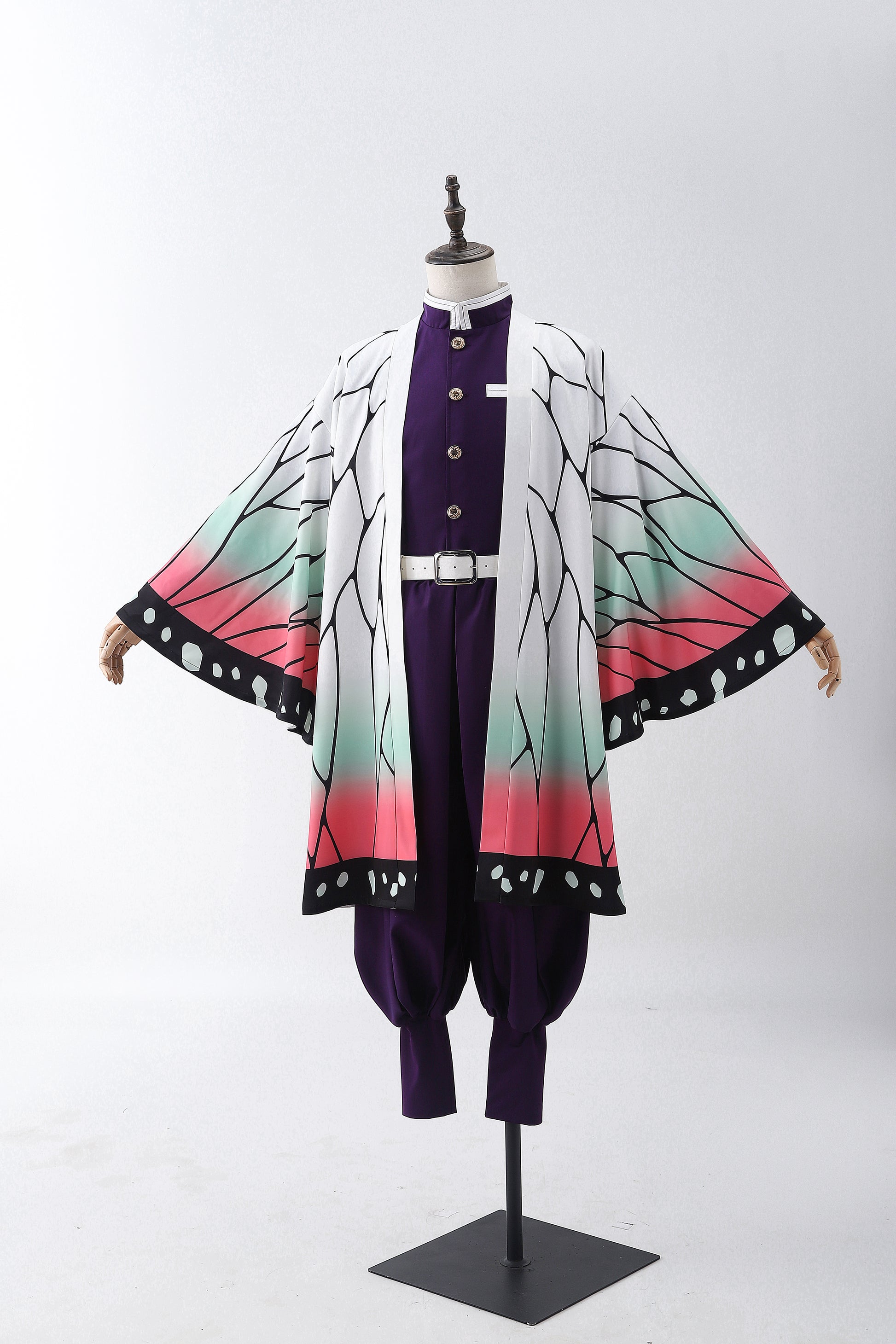 Demon Slayer Kochou Shinobu kimono Cosplay Costume 04