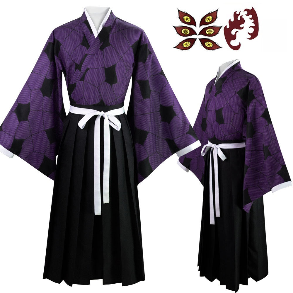 Demon Slayer Kokushibou Kokushibo Komino Cosplay Costume 06