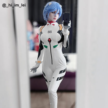 EVA Ayanami Rei Combat Suit Cosplay Costume