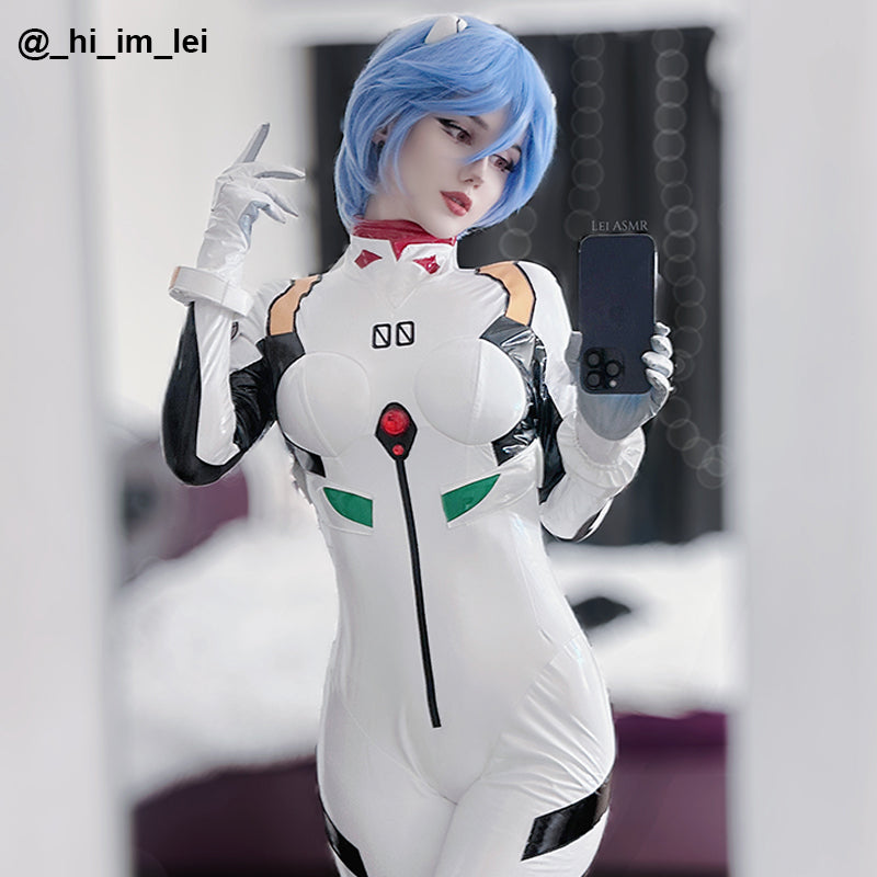 EVA Ayanami Rei Combat Suit Cosplay Costume