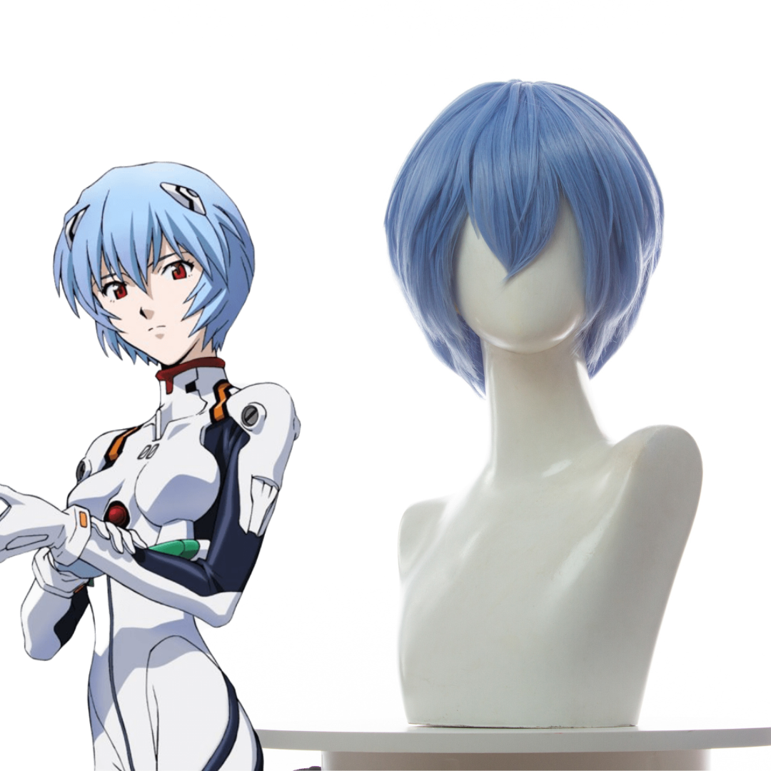 EVA Ayanami Rei Short Light Blue Cosplay Wigs
