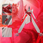 Rolecosplay League of Legends K/DA Firestarter Evelynn Red White Cosplay Costume - white and red costume cover image