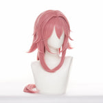 Game Genshin Impact Guuji Yae Miko Pink Long Cosplay Wigs