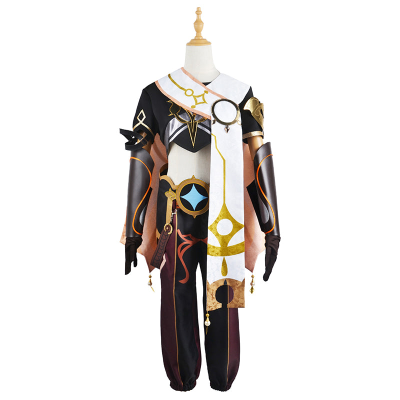 Game Genshin Impact Traveler Aether Male Cosplay Costume