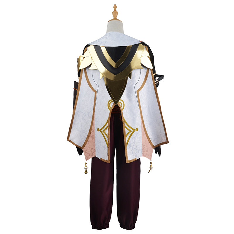 Game Genshin Impact Traveler Aether Male Cosplay Costume