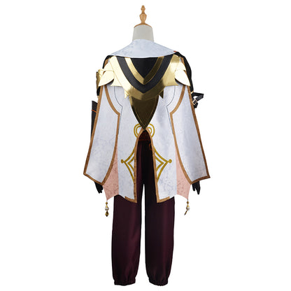 Game Genshin Impact Traveler Aether Male Cosplay Costume