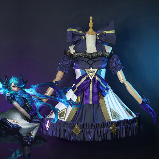 【In Stock】Game League Of Legends LOL Gwen Doll Lolita Cosplay Costume Halloween Costume