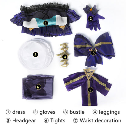【In Stock】Game League Of Legends LOL Gwen Doll Lolita Cosplay Costume Halloween Costume