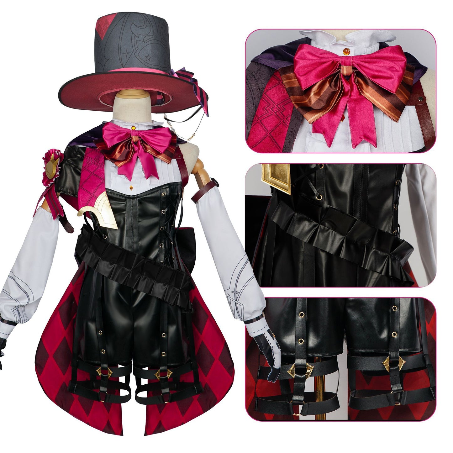 Genshin Impact Fontaine Lyney Cosplay Costume