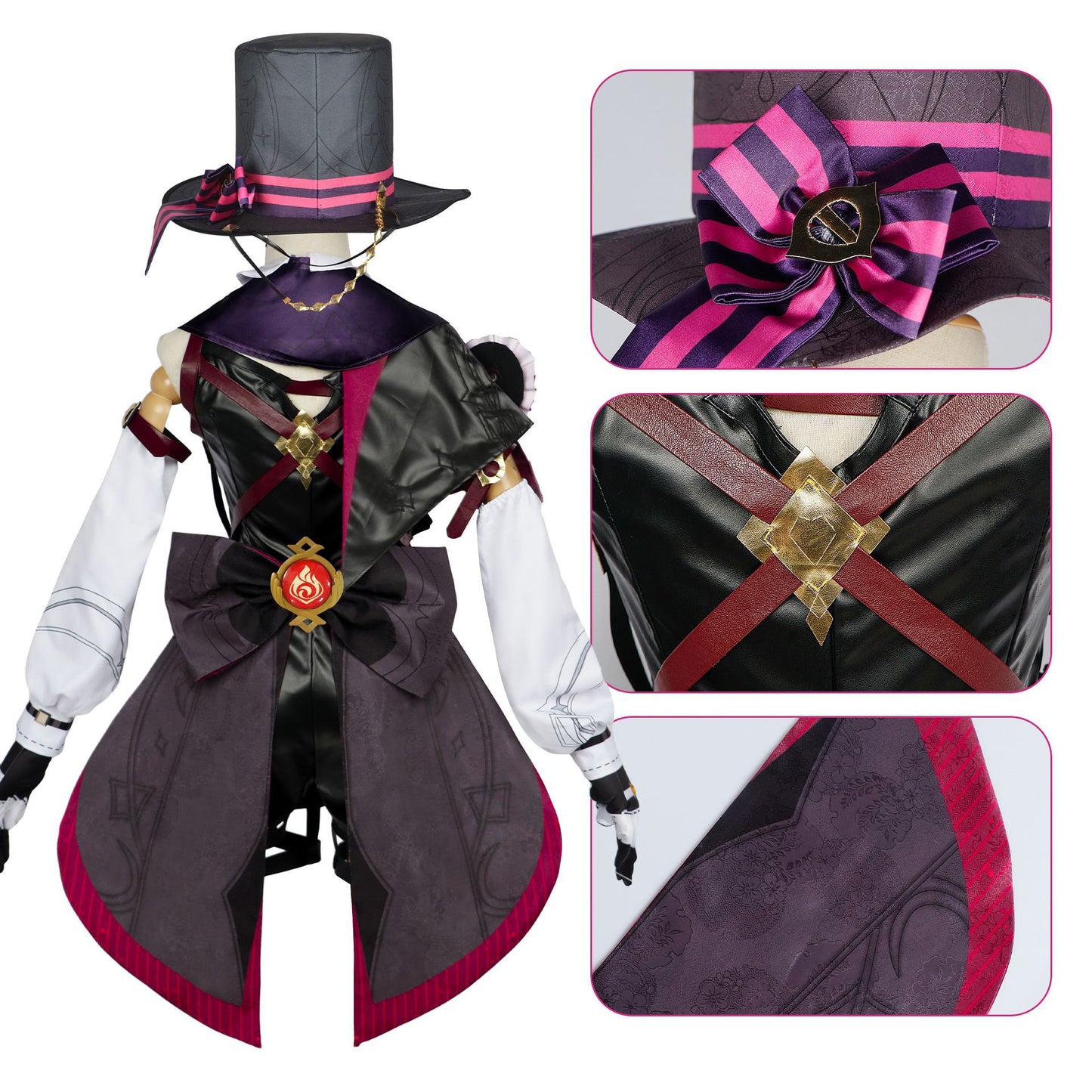 Genshin Impact Fontaine Lyney Cosplay Costume