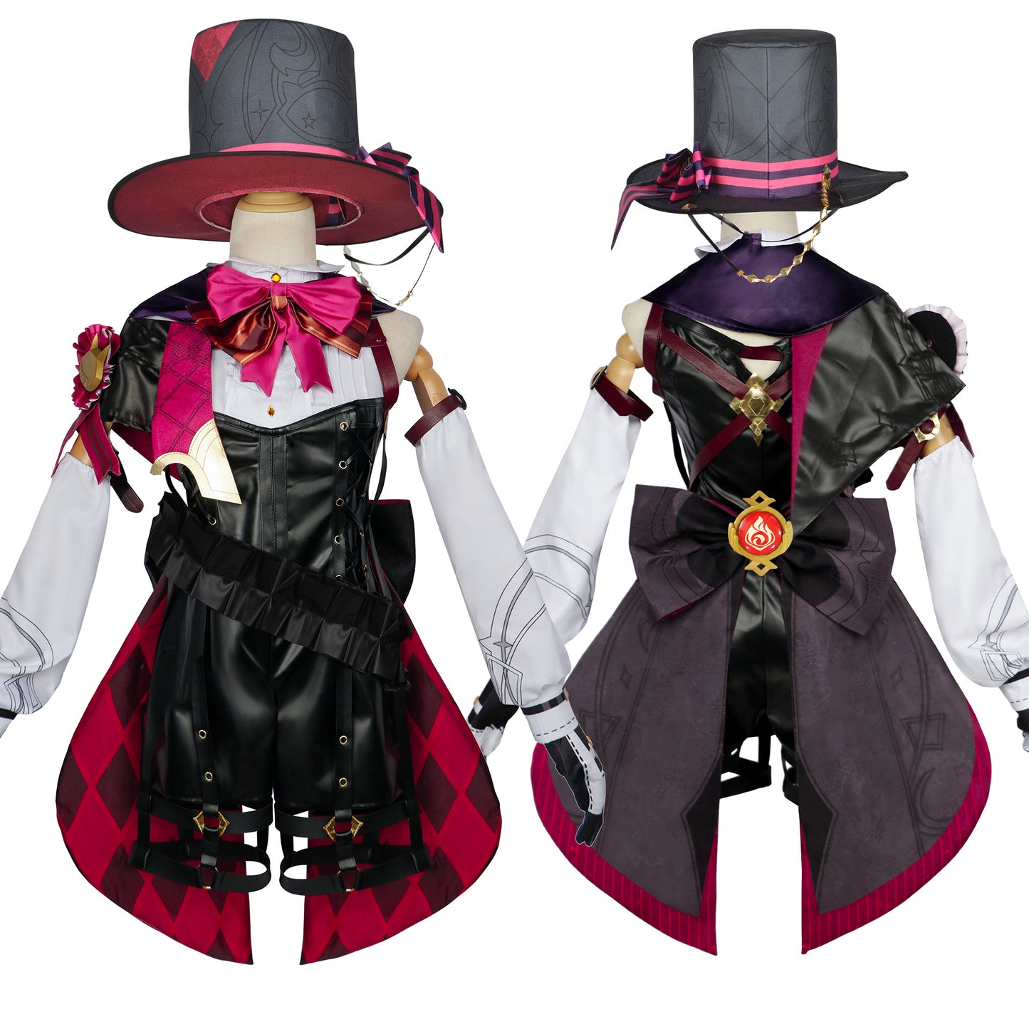 Genshin Impact Fontaine Lyney Cosplay Costume