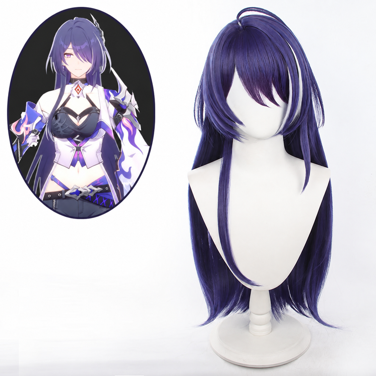 Honkai:Star Rail Acheron Cosplay Wigs