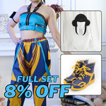 【In Stock】KPOP Demon Hunter ZOEY Cosplay Costume - Air Layer Fabric, Complete Set (S-XXXL)