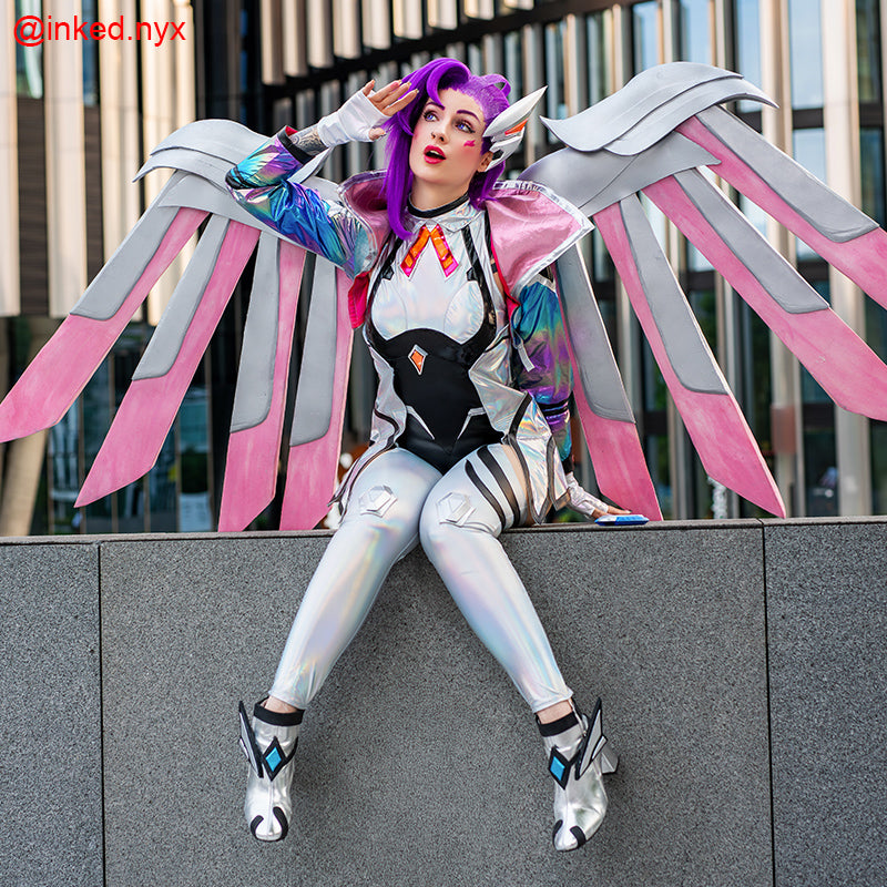 LOL Battle Dove Seraphine Cosplay Costume