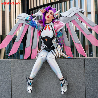 LOL Battle Dove Seraphine Cosplay Costume