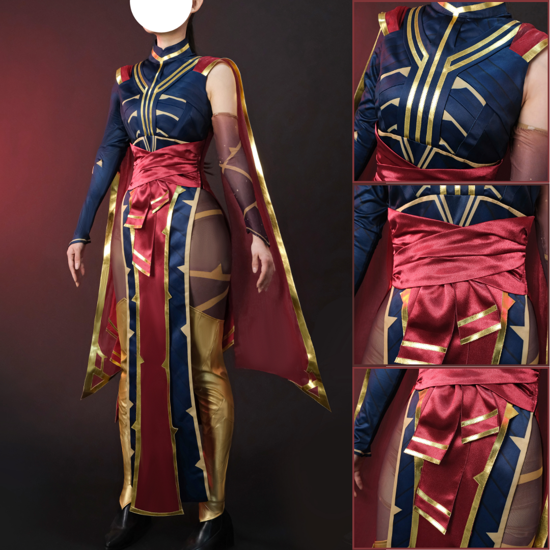 LOL League Of Legends Black Rose Prestige Katarina Cosplay Costume