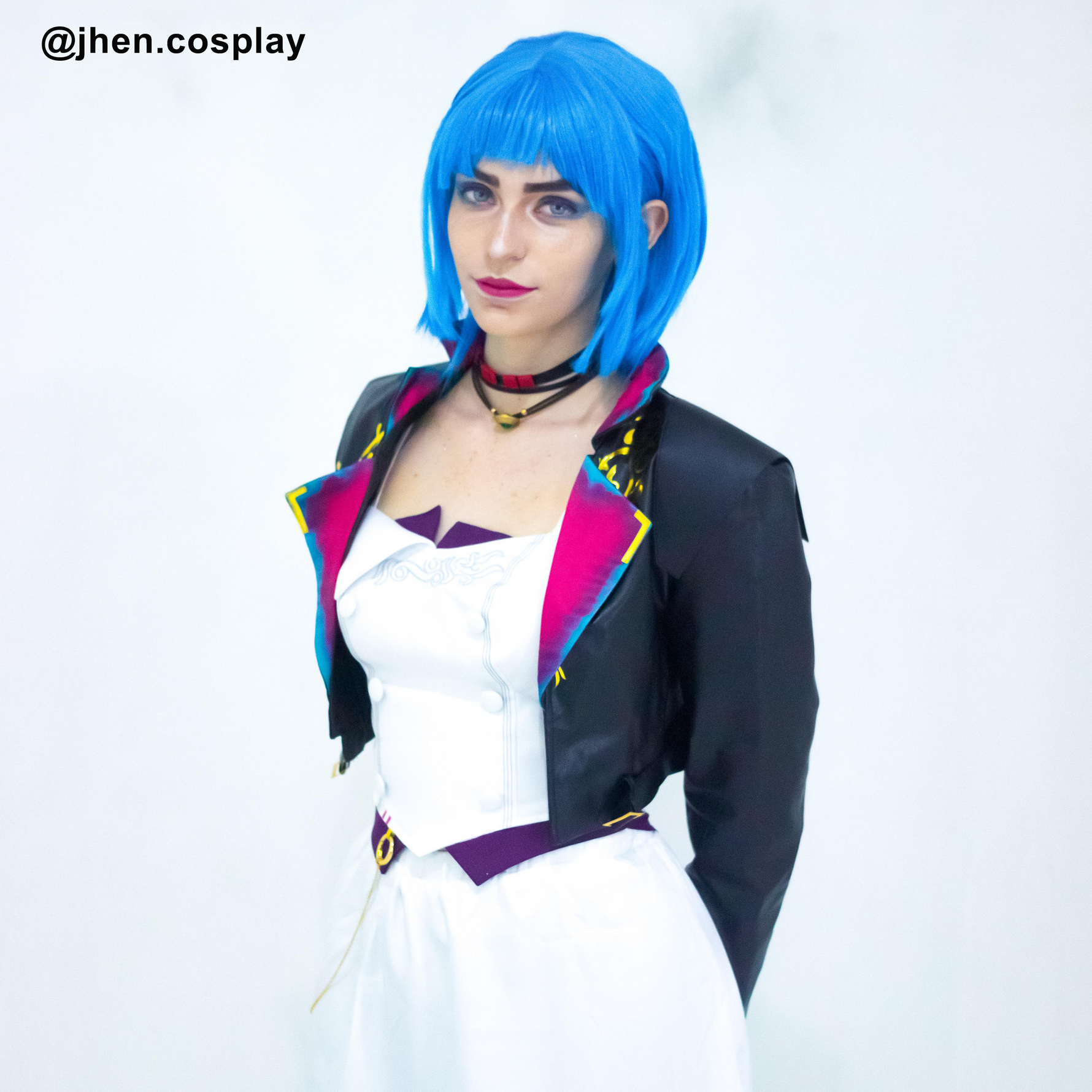 LOL League of Legends Arcane Season 2 Universe Jinx Powder Dress Cosplay Costume