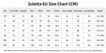 Mercury size chart