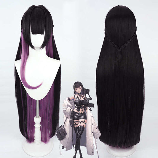 Rolecosplay Goddess of Victory: Nikke Mihara Mixed Purple Cosplay Wig