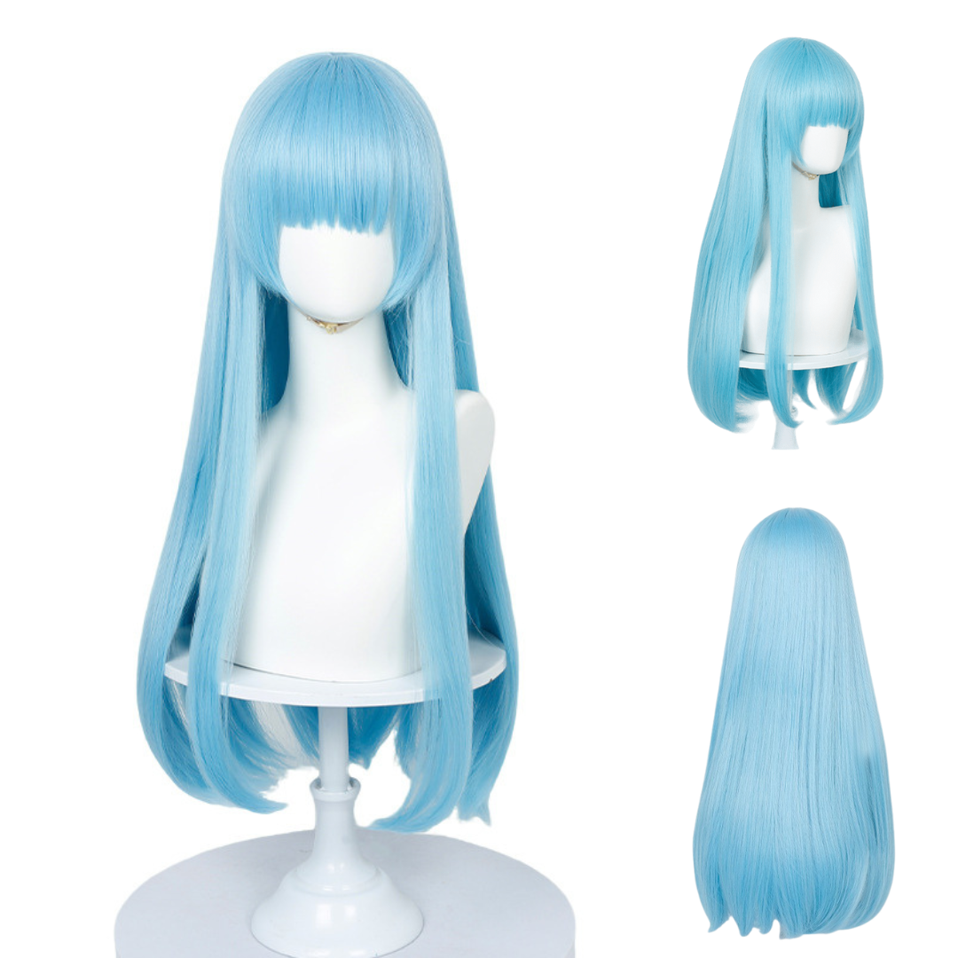 Rolecosplay Anime Witch Hat Richeh Blue Long Cosplay Wigs