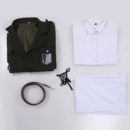 Rolecosplay Attack on Titan Levi Ackerman Cosplay Costume In Stock