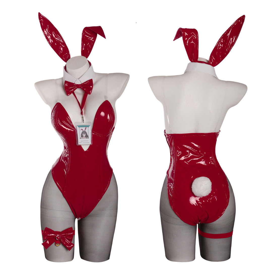 Rolecosplay Azur Lane Taihou Red Bunny Bodysuit Sexy Cosplay Costume