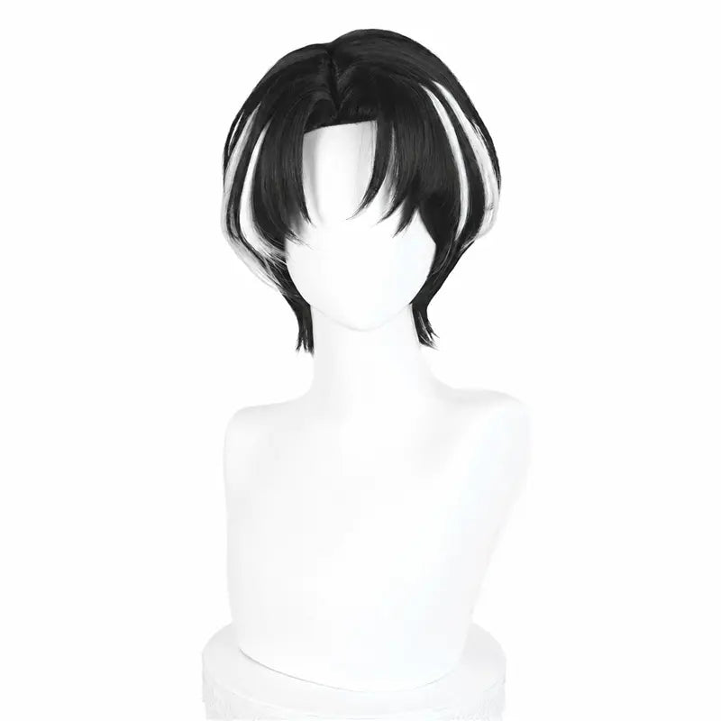 Rolecosplay Black & White Short Scalp Top Cosplay Wig