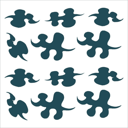 Rolecosplay Demon Slayer Cosplay Tattoos Character Forehead Marks & Body Art Stickers