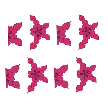 Rolecosplay Demon Slayer Cosplay Tattoos Character Forehead Marks & Body Art Stickers