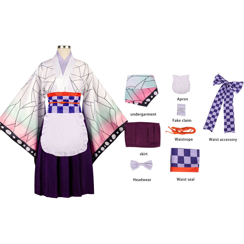 Rolecosplay Demon Slayer Kamado Nezuko Kochou Shinobu Kimono Cosplay Costume