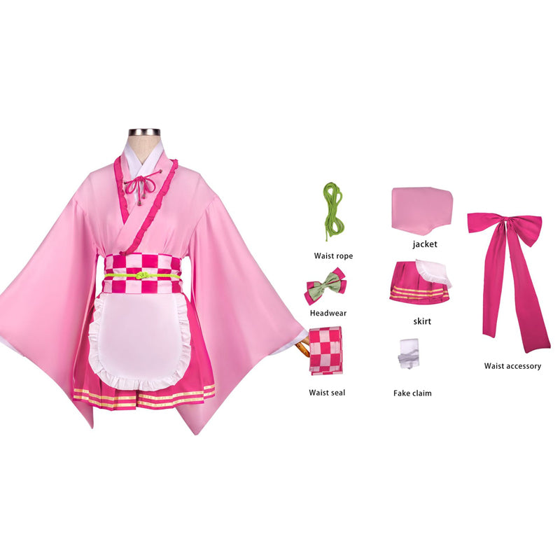 Rolecosplay Demon Slayer Kamado Nezuko Kochou Shinobu Kimono Cosplay Costume