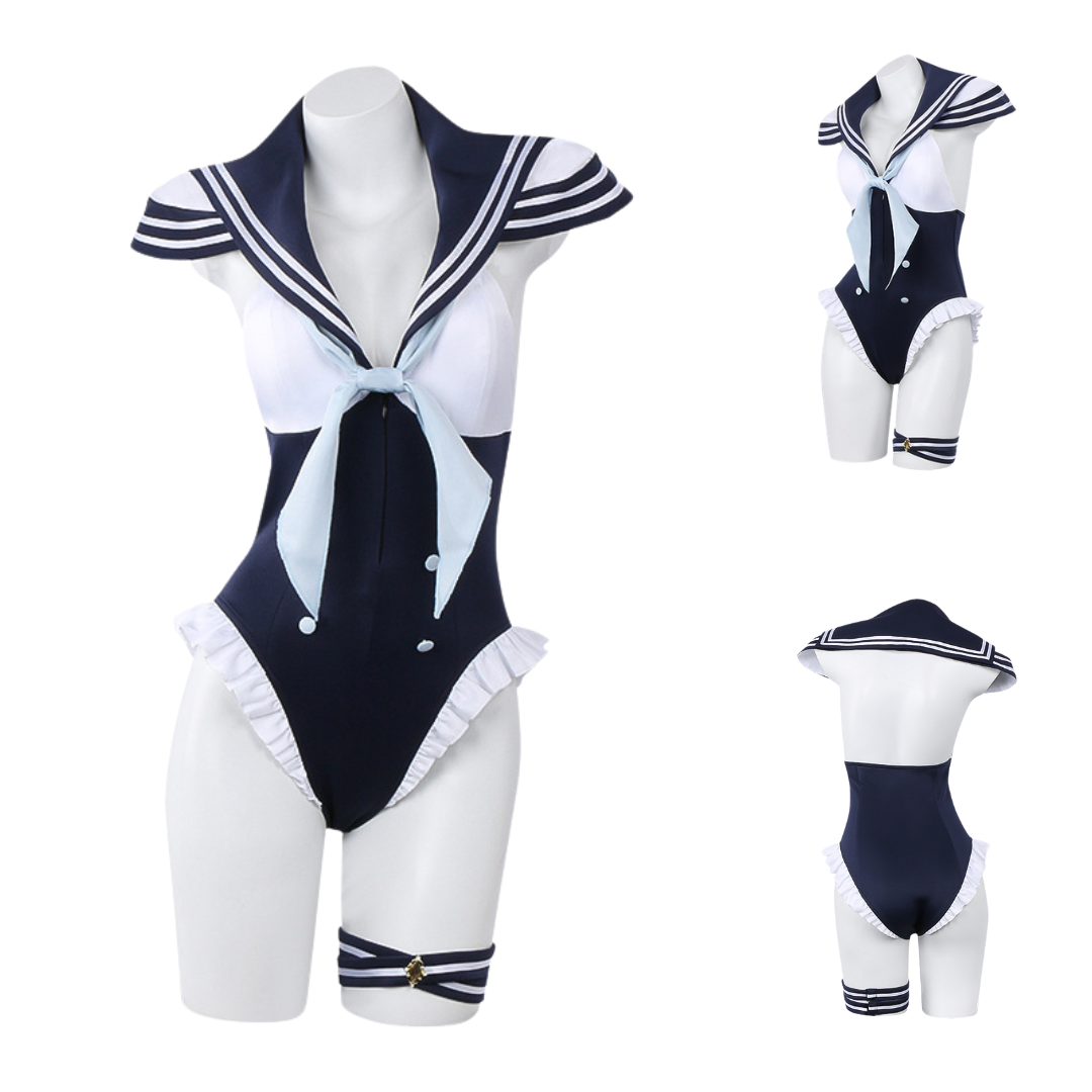 Rolecosplay Dress Up Doll Kitagawa Navy Style Swimsuit Anime Cosplay Costume