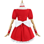 Rolecosplay EVA Asuka Maid Cosplay Costume Red Maid Outfits