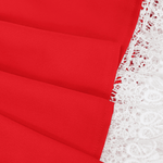 Rolecosplay EVA Asuka Maid Cosplay Costume Red Maid Outfits