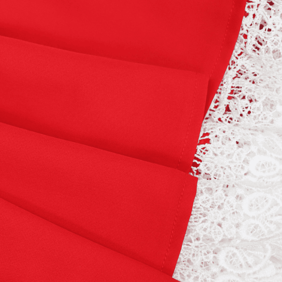 Rolecosplay EVA Asuka Maid Cosplay Costume Red Maid Outfits