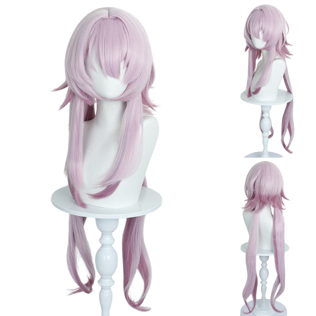 Rolecosplay Evernight Pink Long Wig Honkai Star Rail Cosplay Wig