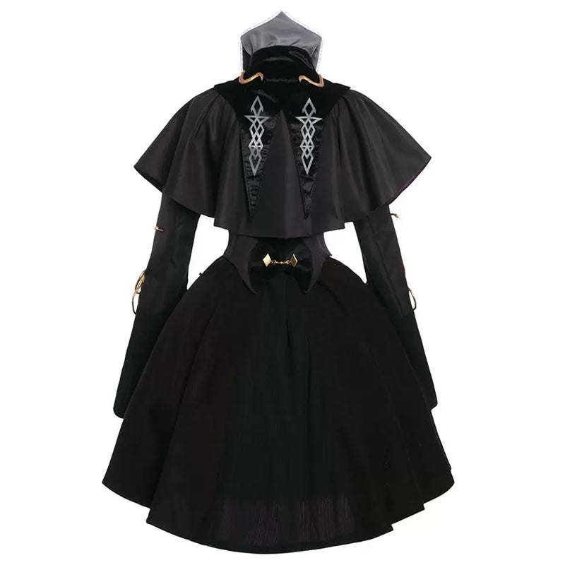 Rolecosplay FFXIV Wicce Cosplay Costume Black Set