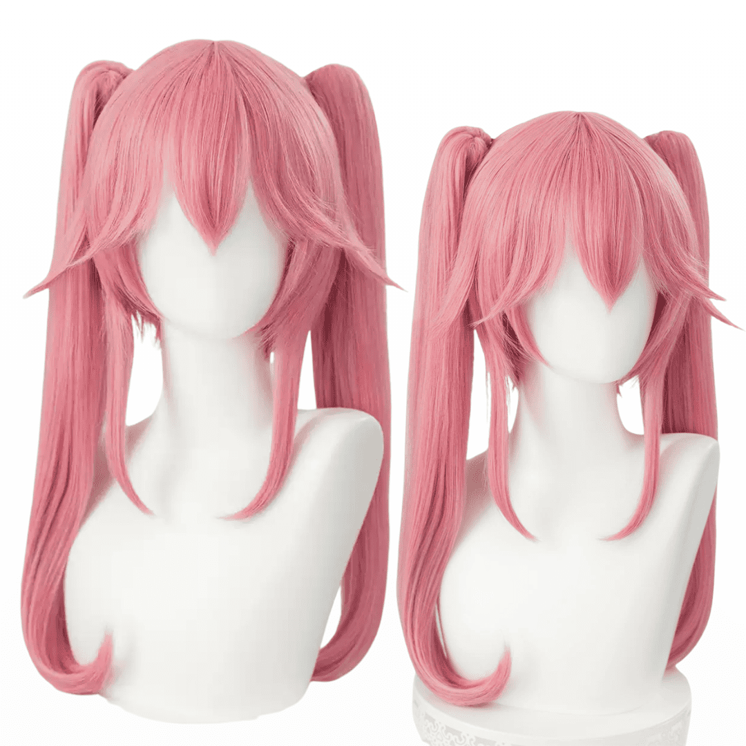 Rolecosplay FGO Tamamo No Mae Pink Cosplay Wigs