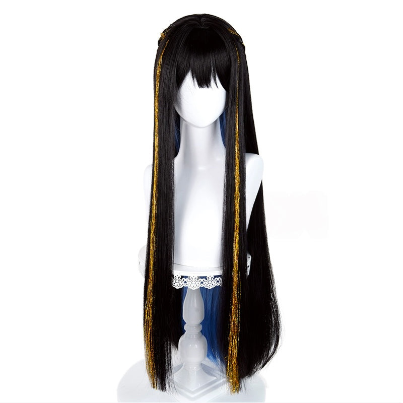 Rolecosplay Game Honkai: Star Rail Constance 90cm Mixed Black Cosplay Wig