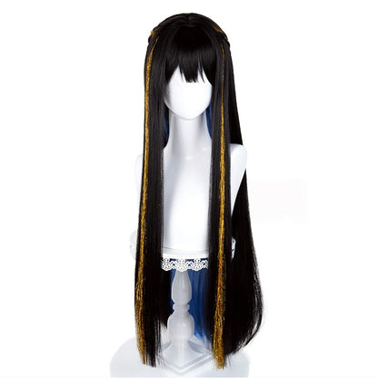 Rolecosplay Game Honkai: Star Rail Constance 90cm Mixed Black Cosplay Wig