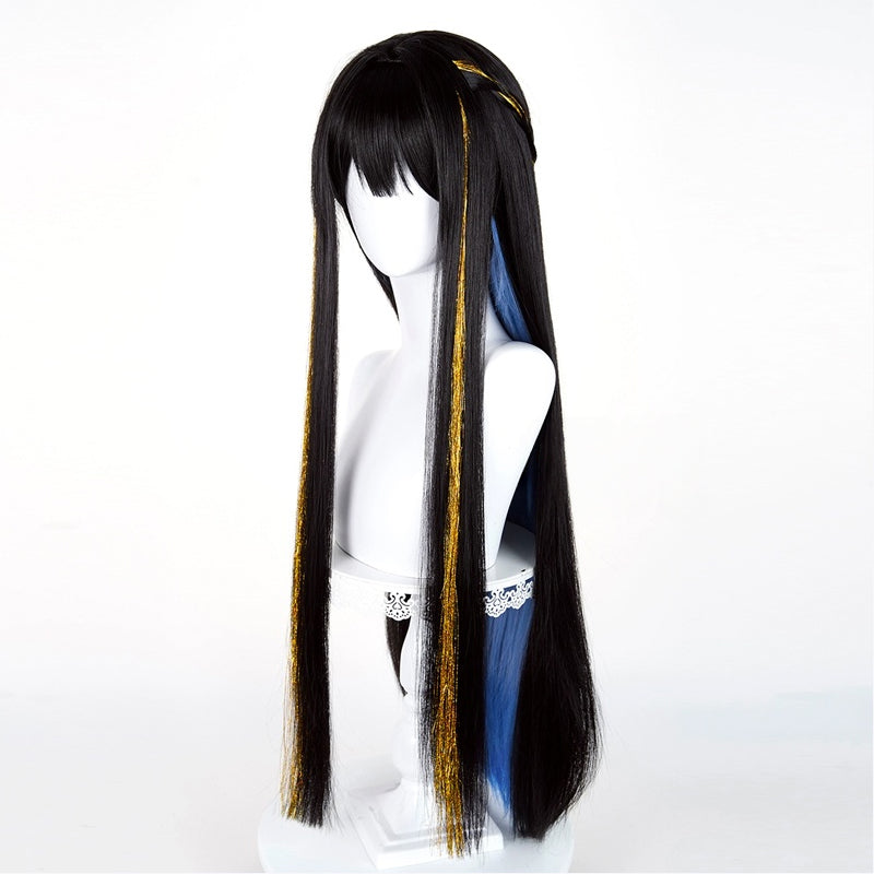 Rolecosplay Game Honkai: Star Rail Constance 90cm Mixed Black Cosplay Wig