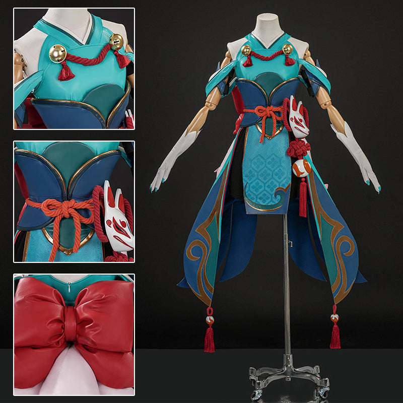 Rolecosplay Game Overwatch Inari Kiriko Cosplay Costume