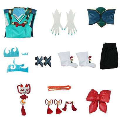 Rolecosplay Game Overwatch Inari Kiriko Cosplay Costume