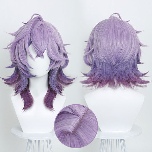 Rolecosplay Genshin Impact Durin 40cm Mixed Purple Cosplay Wig