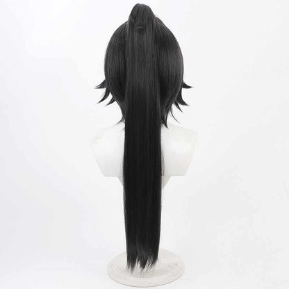 Rolecosplay Goddess of Victory: Nikke Bay Black Mixed Red Cosplay Wig