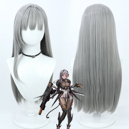 Rolecosplay Goddess of Victory: Nikke Modernia Long Gray Cosplay Wig