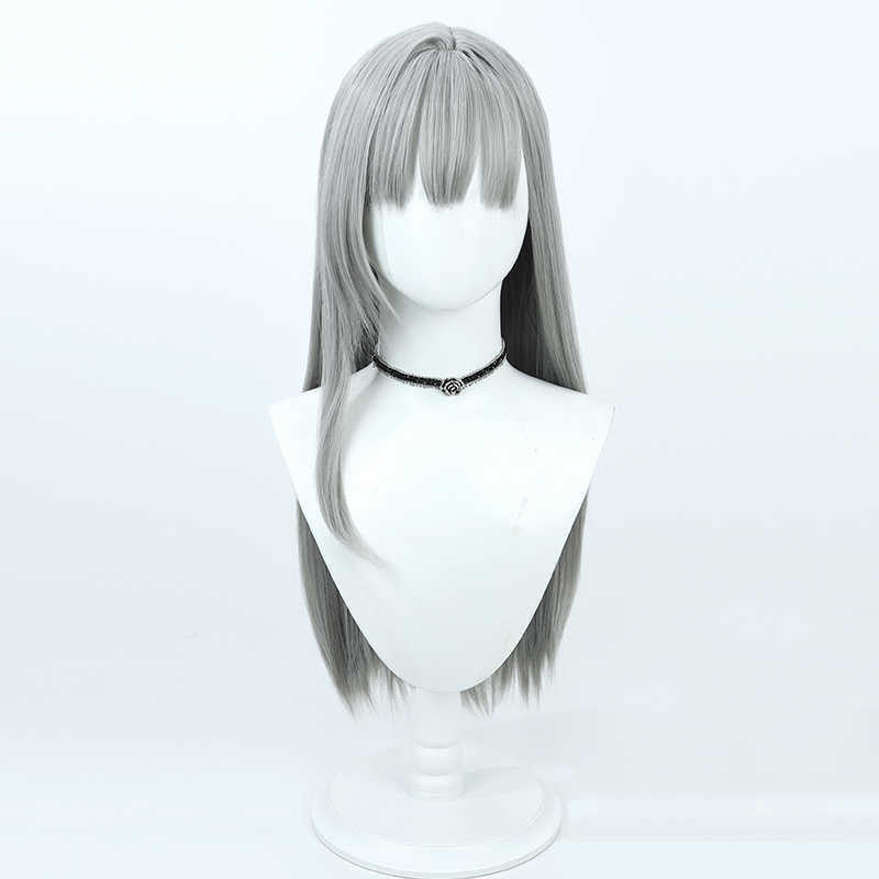 Rolecosplay Goddess of Victory: Nikke Modernia Long Gray Cosplay Wig