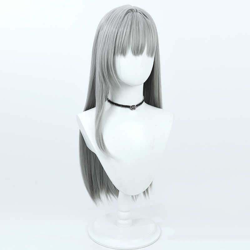 Rolecosplay Goddess of Victory: Nikke Modernia Long Gray Cosplay Wig