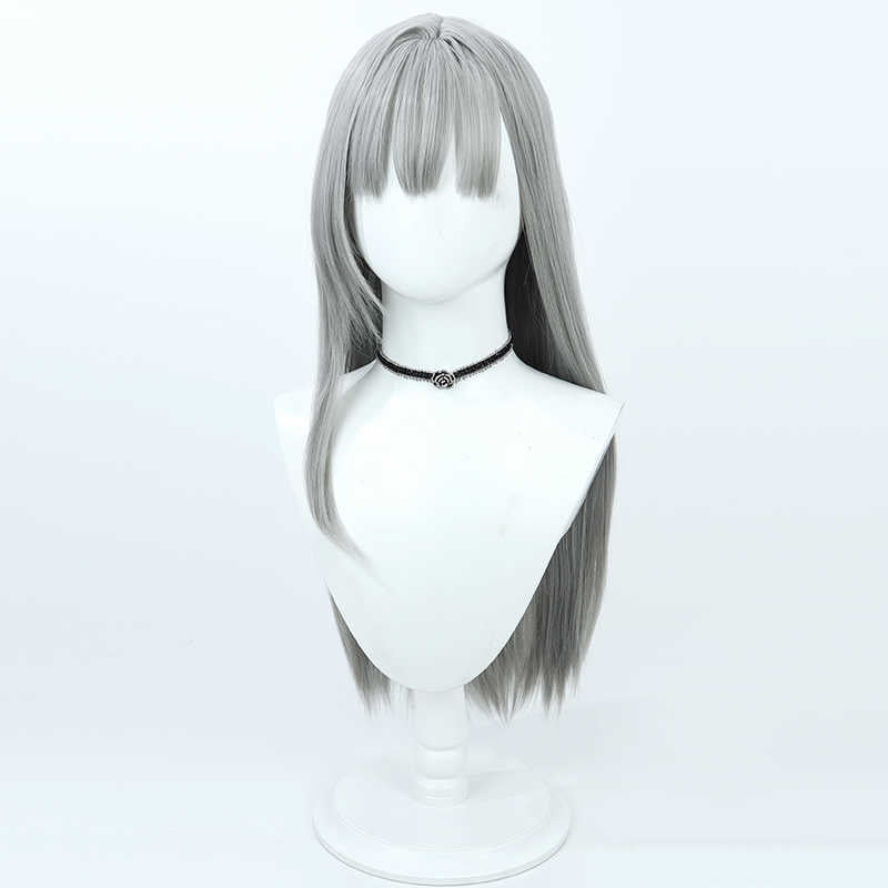 Rolecosplay Goddess of Victory: Nikke Modernia Long Gray Cosplay Wig