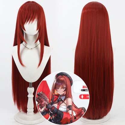 Rolecosplay Goddess of Victory: Nikke Rapi Long Red Cosplay Wig